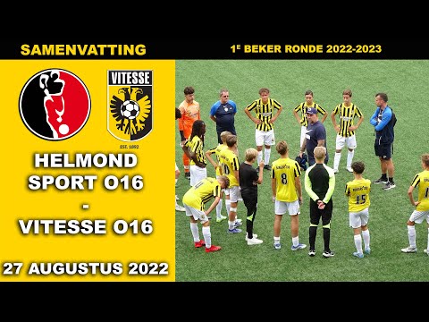 Vitesse O16 on 🔥🔥 in beker wedstrijd tegen Helmond Sport O16