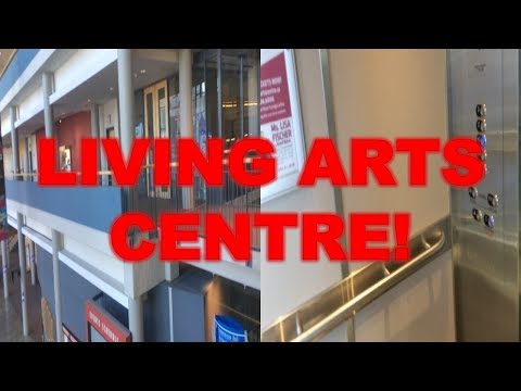 Modded Dover Glass Hydraulic Elevators @ the Living Arts Centre Mississauga, ON