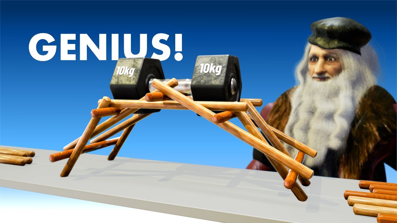 The MAGIC behind Da Vinci’s Self Supporting Bridge!