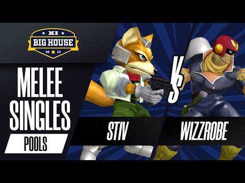 Stiv (Fox) vs Wizzrobe (Captain Falcon) - Melee Singles Pools - The Big House 11