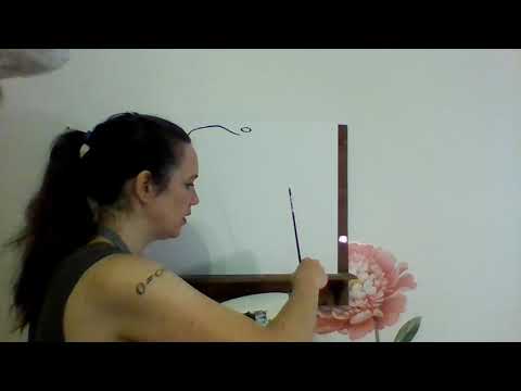 Live-action full painting: "Newspaper Chair"