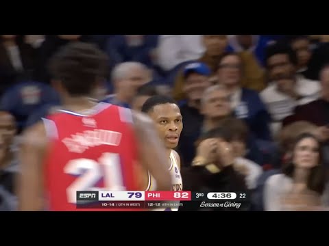 Russell Westbrook vs Philadelphia 76ers | 2022-12-10