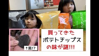 【今日のおやつ】謎のポテチが謎すぎる！これどんな味？ / This chips is a mystery.