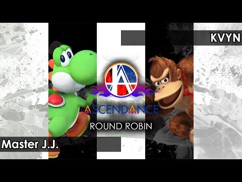 Smash 4: Master J.J. (Yoshi) V KVYN | KVYN (Donkey Kong) - Ascendance 65 Tournament SSB4