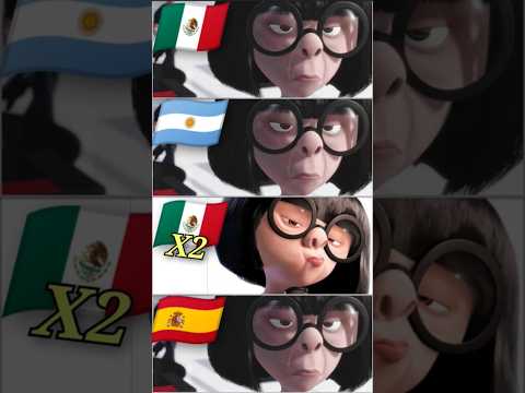 EDNA MODA: Mismo Idioma Diferente Doblaje. #losincreibles #losincreibles3 #doblaje