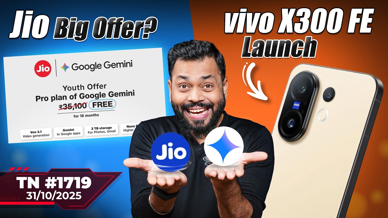 realme GT 8 Pro India Launch, Jio Big Offer?, vivo X300 FE Launch,iQOO Neo 11,GTA 6 Trailer-#TTN1719