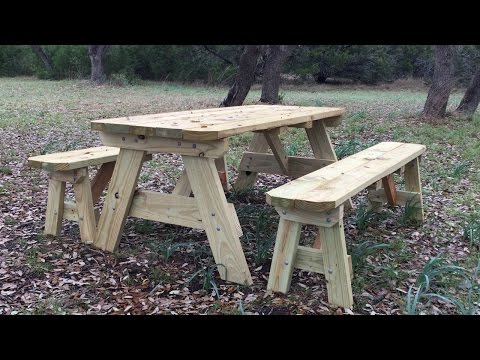 How to Build a Picnic Table