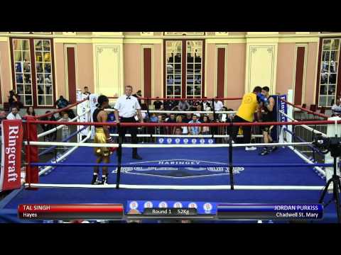 Haringey Box Cup Live Finals - Tal Singh v. Jordan Purdkiss