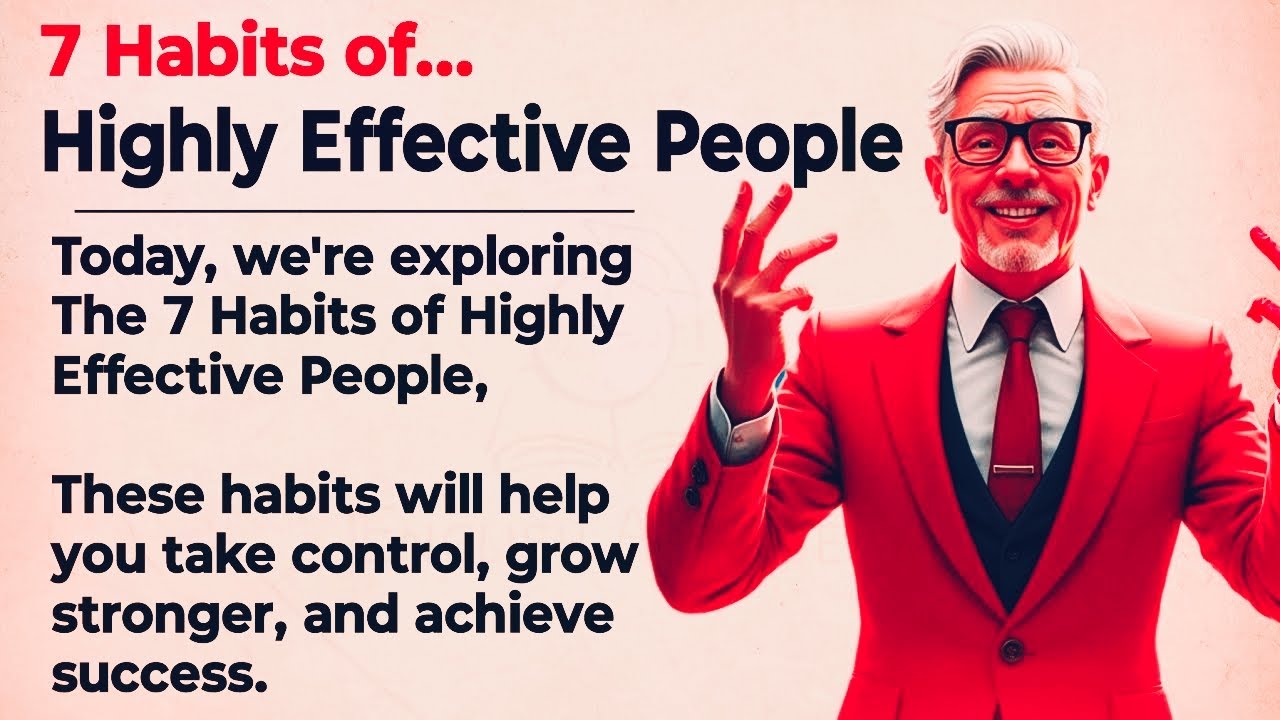 7 Habits of Highly Effective People Book Summary  Graded Reader  Improve Your English Fluency ✅