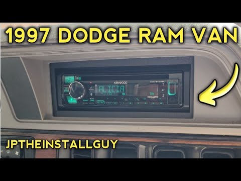 1997 dodge ram van radio removal replacement install
