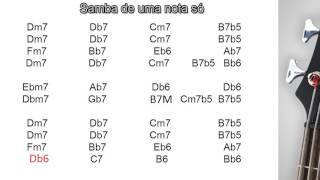 Samba de uma nota só (one note samba) - Backing Track