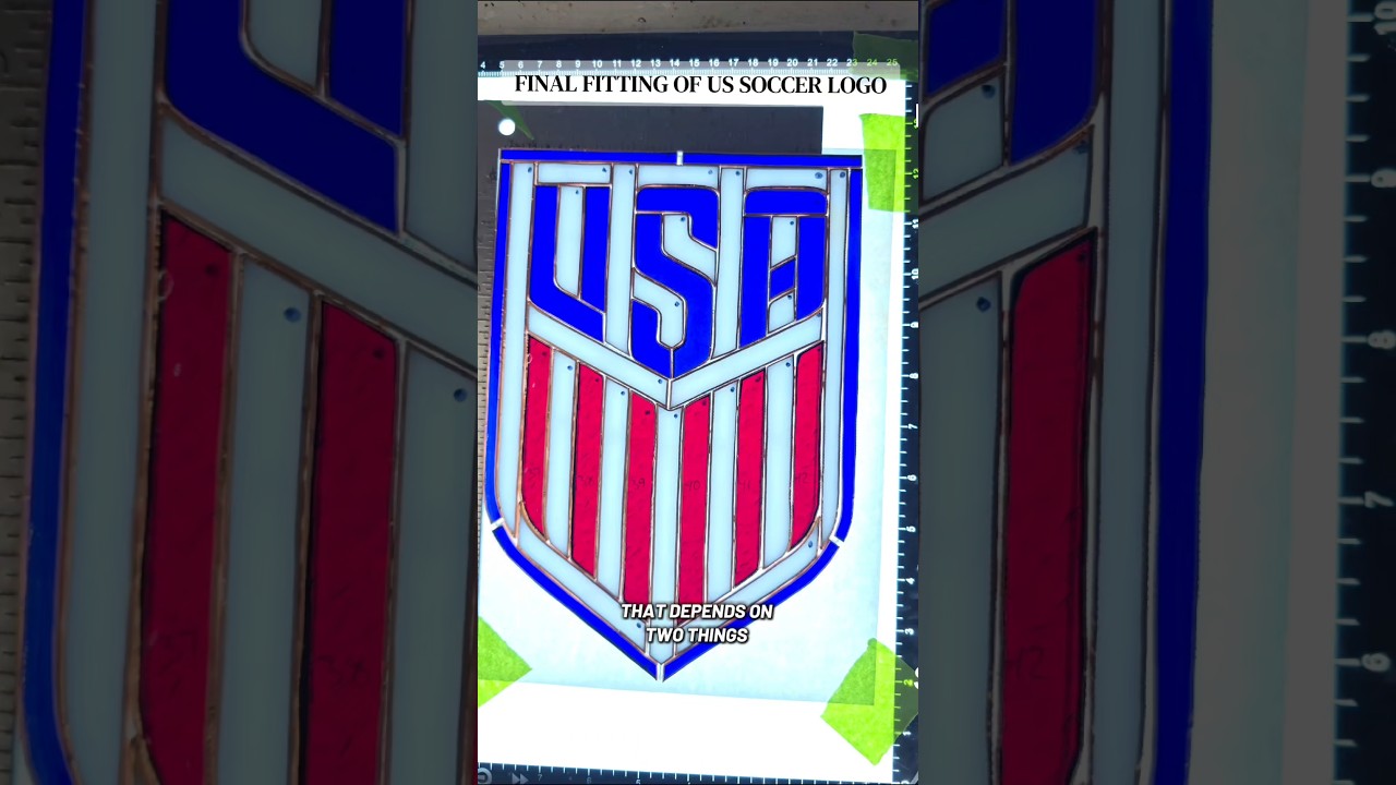 Explaining Gaps In Stained Glass Art Before Soldering Begins #glassart #art #artprocess