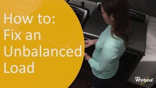 How to FIx an Unblanced Load in Your Washing Machine | Whirlpool Self Help Videos