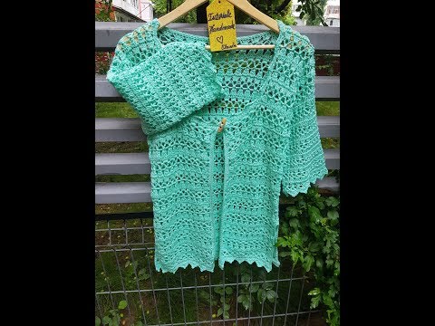 Cardigan de vara Must Have crosetat - A doua Parte