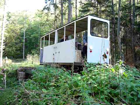 Der MSGB - Triebwagen im Bockbachtal