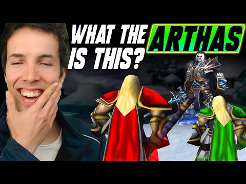 I'm sorry Arthas  I can't watch you Arthas! This Custom map is INSANE!