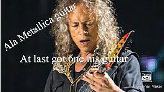 Video thumbnail for Ala Kirk Hammett Guitar Of Metallica Esp M-200 Guitar Review Metallic grey by Blair Mix Vlog