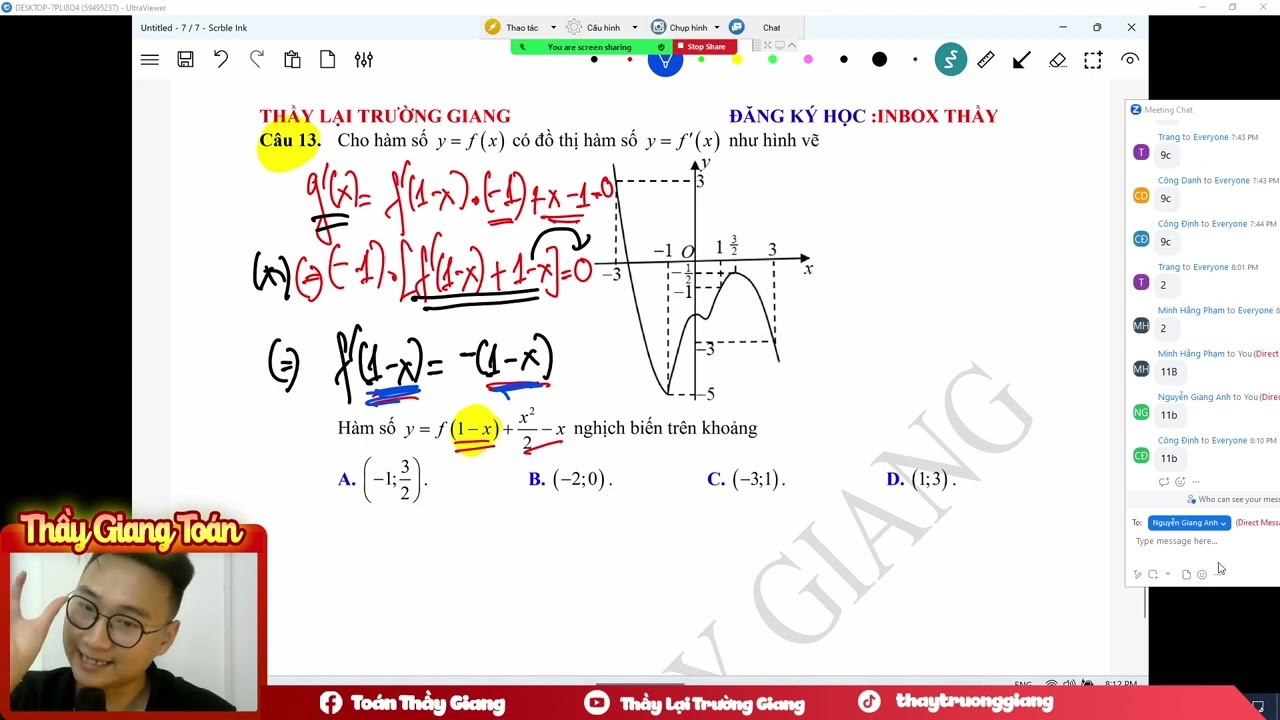 HÀM HỢP CƠ BẢN BUỔI 3 (CHỮA NỐT TỜ HÀM HỢP ĐƠN ĐIỆU CỰC TRỊ CƠ BẢN VÀ CHỮA SANG TỜ TỔNG ÔN HÀM HỢP )