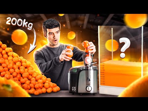 CATI litri DE SUC AM STORS DIN 200 kg DE MANDARINE ?!!