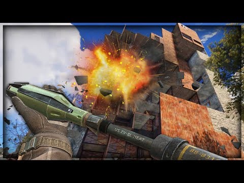【DE JuN】RUST -  帶1000發火箭彈來查水表！島主棄島而逃！