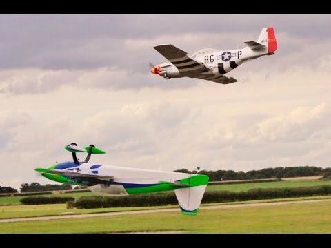 HORIZON HOBBY RC MIXED SLOT - CARDEN EXTRA 300 & MUSTANG & P-47 BMFA NATS  BARKSTON HEATH - 2015