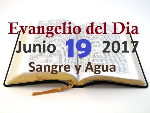 Evangelio del Dia- Lunes 19 Junio 2017- Pon La Mejilla Izquierda- Sangre y Agua