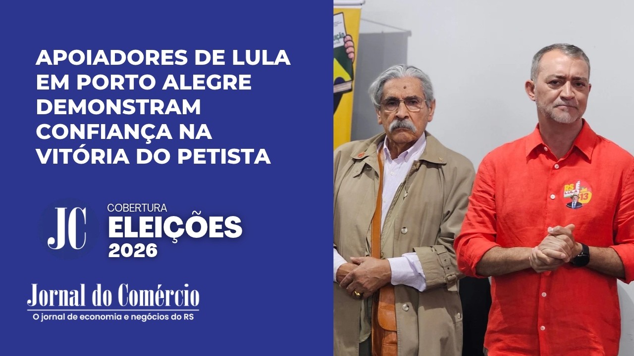 Apoiadores de Lula em Porto Alegre demonstram confiança na vitória