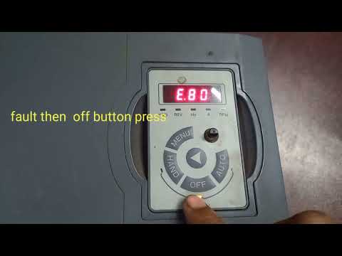 How to factory reset  Holip A100 vfd & parameter default settings |