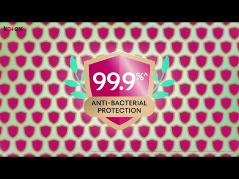 Kotex Soft® Herbal - 99.9% Anti-Bacterial Protection