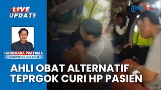 Terciduk Maling Hp Pasien, Ahli Pengobatan Alternatif di Sampang Bertekuk Lutut Nyaris Diamuk Warga