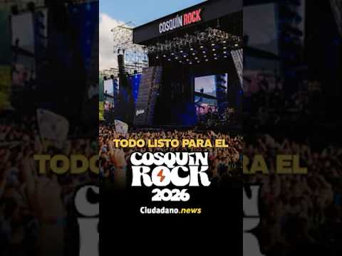 🎸 PLANAZO DE FINDE con Cosquín Rock 2026!: grilla de artistas y dónde ver el show