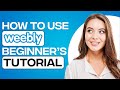 Weebly Free Website Tutorial 2025 For Beginners