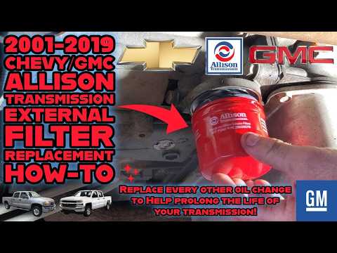 2001-2019 Chevy/GMC Allison Transmission External Filter Replacement How-To