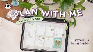 Digital Plan With Me for April 2025 & Garden Planning in GoodNotes 6