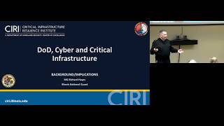 CIRI Webinar: Cyber Warfare and Critical Infrastructure