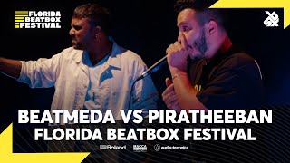 This is such a groove on its own, especially with his special sound（00:01:21 - 00:04:04） - Beatmeda 🇨🇴 vs Piratheeban 🇸🇬 | FLORIDA BEATBOX BATTLE 2022 | Quarter Final