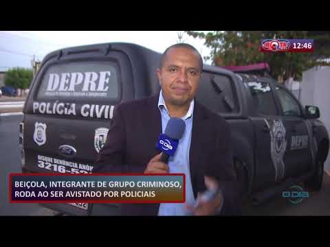 ROTA DO DIA (25.10) Beiçola, integrante de grupo criminoso, roda ao ser avistado por policiais