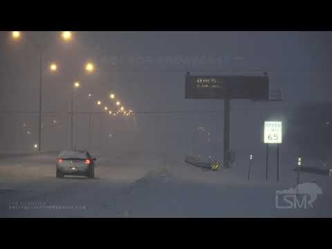 01-10-2021 Lubbock, TX - Heavy Snow Creates Tough Travel Conditions