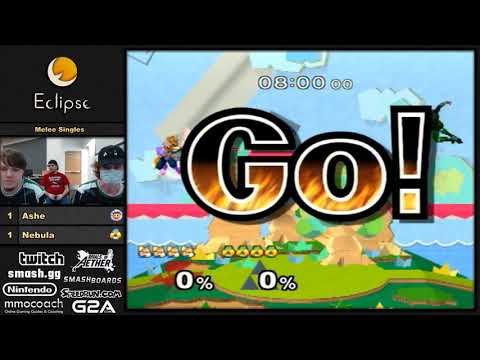 Ashe vs Nebula - UNT Melee 9/28/18 - Melee Singles