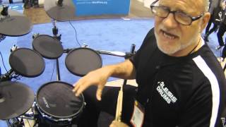Video thumbnail for NAMM 2016 Alesis Command Kit Electronic Drum Set by Kraft Music