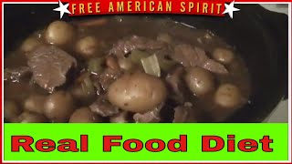 Gregs World Famous Pot Roast recipe for crock pot or slow cooker real eat real food on your diet!