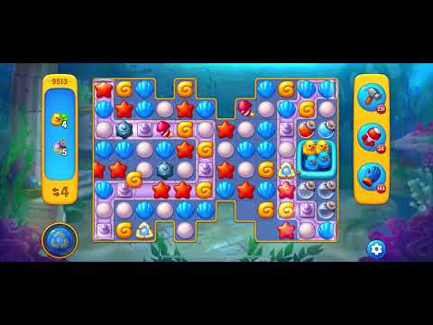 Fishdom level 9513 no boosters フィッシュダム ノーマル