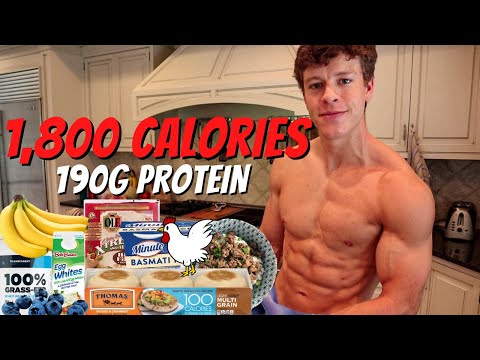 Full Day of Eating 1800 Calories | Extra Low Calorie High Protein Diet and Meals