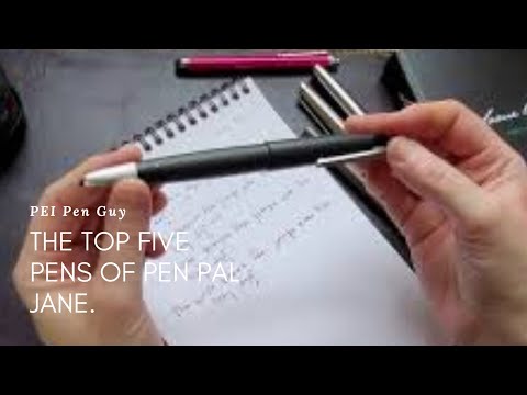 The Top Five Pens Of Pen Pal Jane.