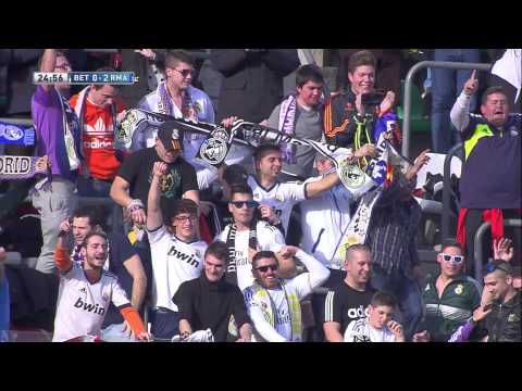 Gol de Bale (0-2) en el Real Betis - Real Madrid - HD