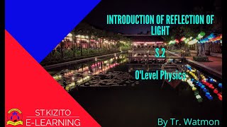 INTRODUCTION TO REFLECTION OF LIGHT
