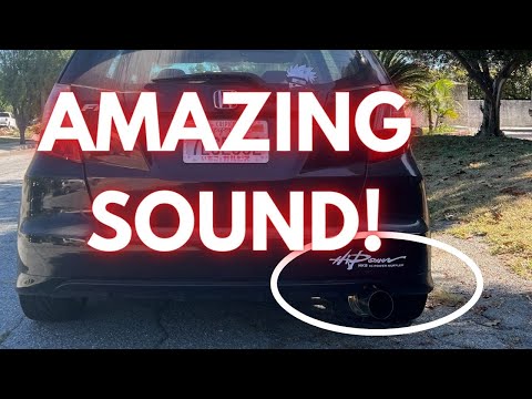 HKS HI POWER EXHAUST INSTALL! (Honda Fit)