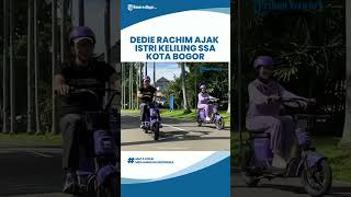 Wakil Wali Kota Bogor Dedie Rachim Keliling SSA Kota Bogor Pakai Beam, Ajak Istri Sambil Olahraga