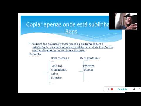 Contabilidade - Bens , Direitos e  Obrigações