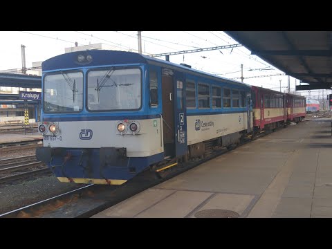 [ČD] Eisenbahnrundfahrt mit Altbaufahrzeugen in Tschechien, 14.01.2020